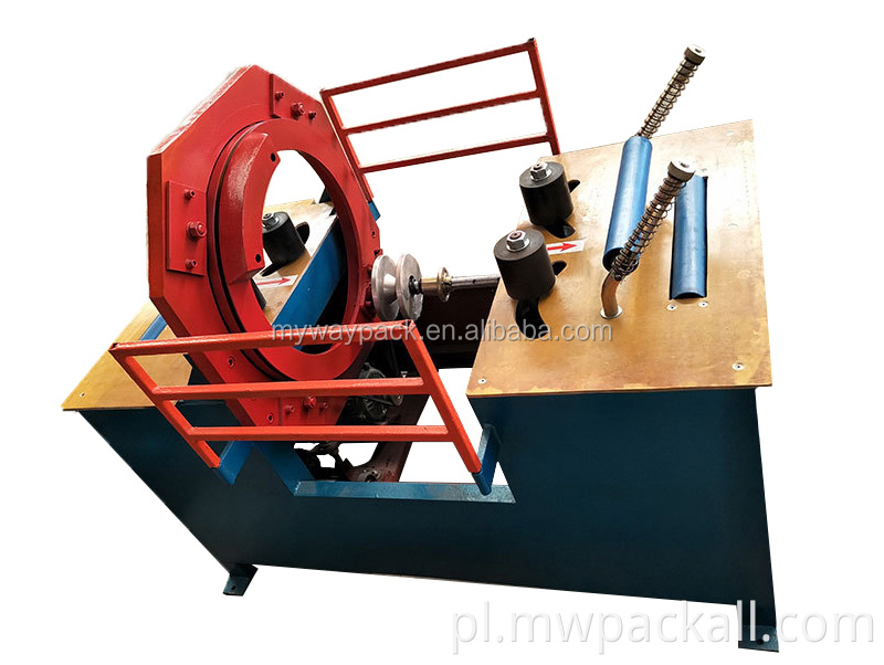 Półautomatyczna owijarka do folii stretch Profile aluminiowe Owijarka Rury Rury i panele Owijarka